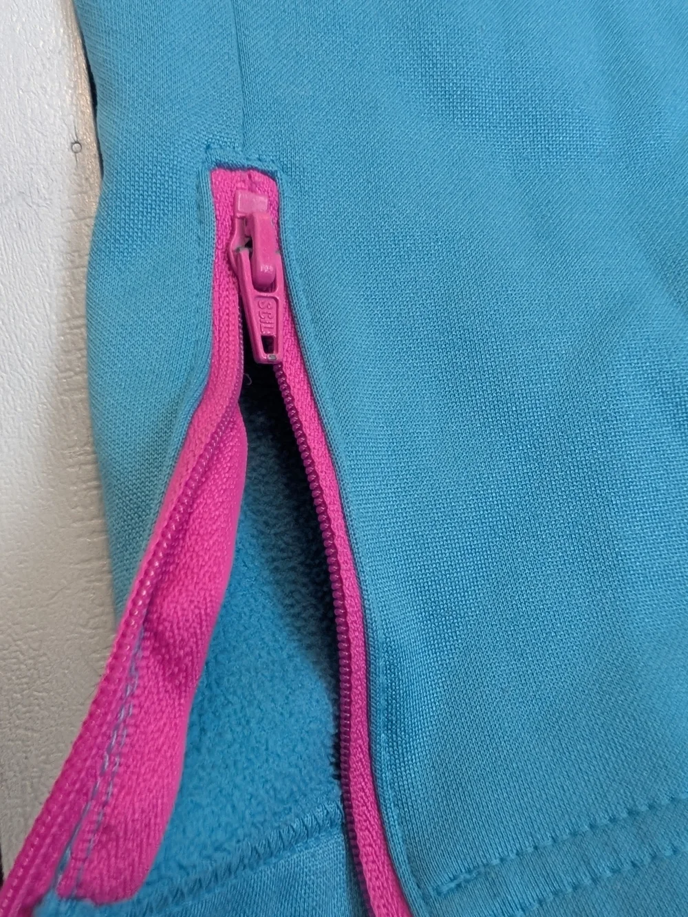 Girls' Turquoise Active Joggers with Pink Accents